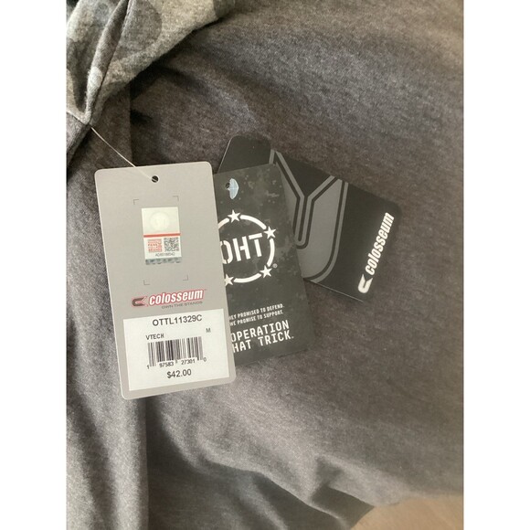 Colosseum Shirt Men's Size Med Color Gray Virginia Tech Hokies L Sleeve Graphic - Picture 11 of 11